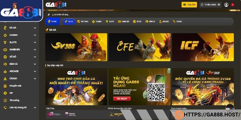 Đá gà online với nhiều tỷ lệ cược