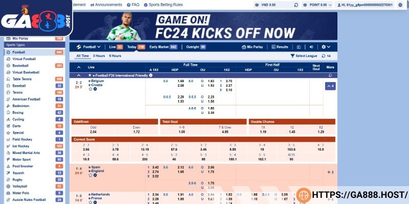 Tổng hợp kèo cược hấp dẫn